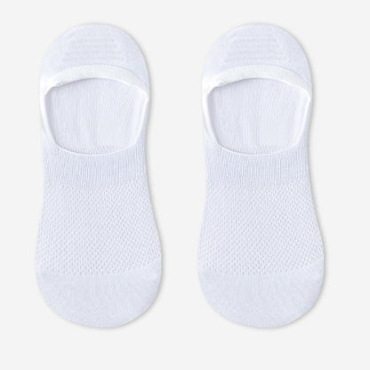 Rutschfeste Silikon-Fersensocken aus Mesh-Baumwolle (7 Paar)