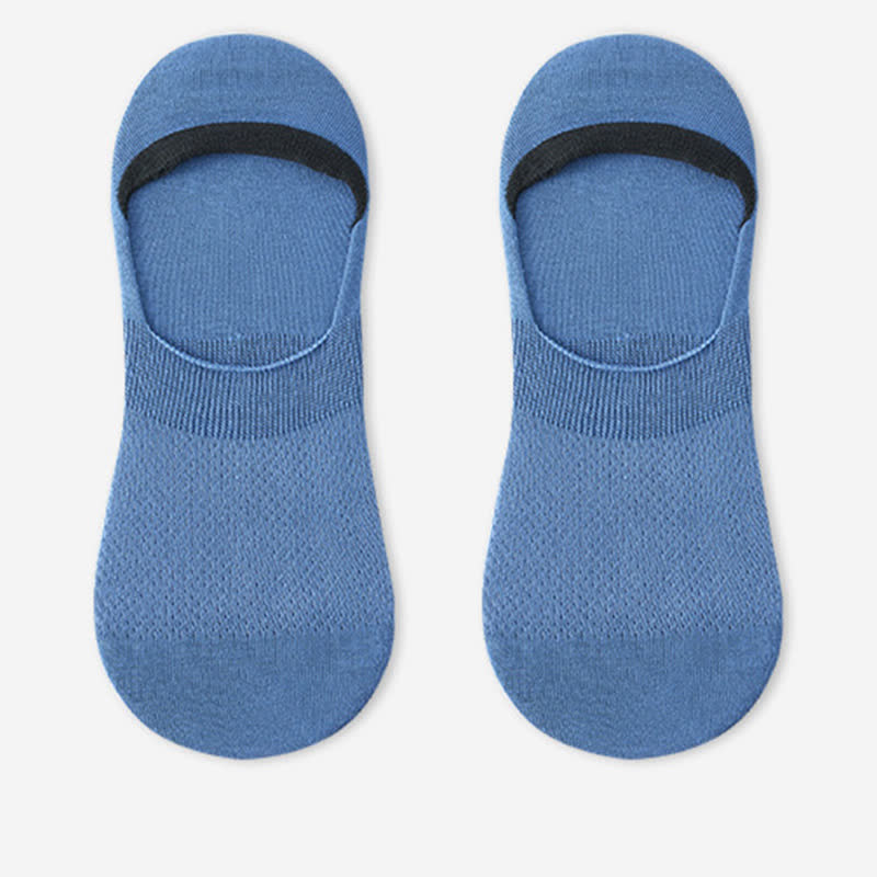 Rutschfeste Silikon-Fersensocken aus Mesh-Baumwolle (7 Paar)