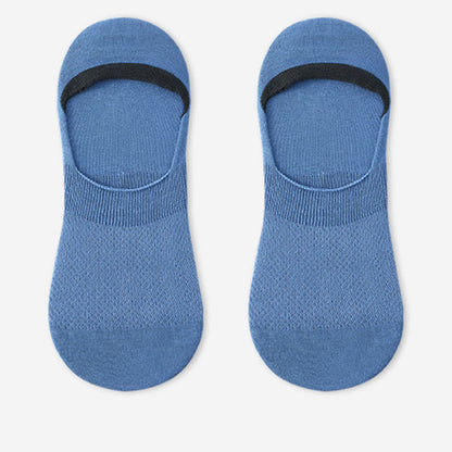 Rutschfeste Silikon-Fersensocken aus Mesh-Baumwolle (7 Paar)
