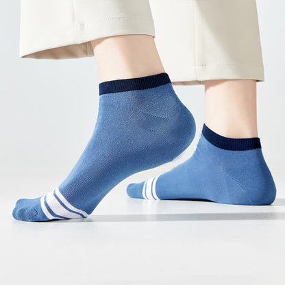 Hochelastische antibakterielle Söckchen aus reiner Baumwolle (6 Paar)