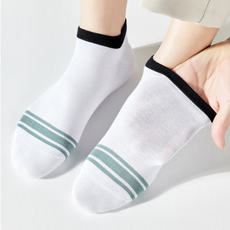 Hochelastische antibakterielle Söckchen aus reiner Baumwolle (6 Paar)