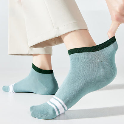 Hochelastische antibakterielle Söckchen aus reiner Baumwolle (6 Paar)