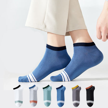 Hochelastische antibakterielle Söckchen aus reiner Baumwolle (6 Paar)