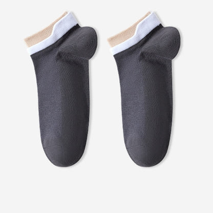 Atmungsaktive Söckchen aus reiner Baumwolle mit Netzstoff (5 Paar)