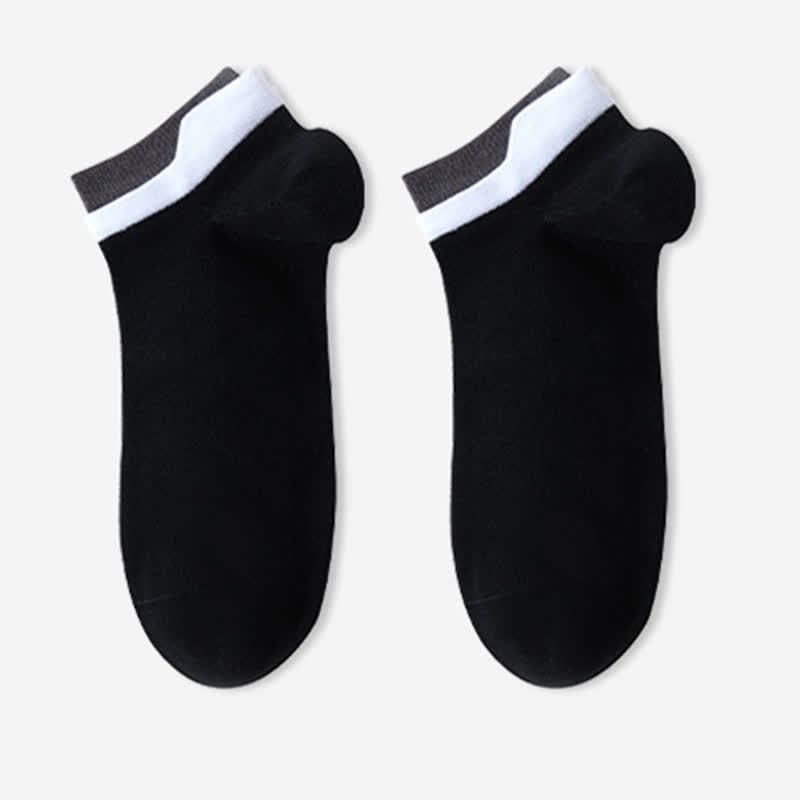 Atmungsaktive Söckchen aus reiner Baumwolle mit Netzstoff (5 Paar)