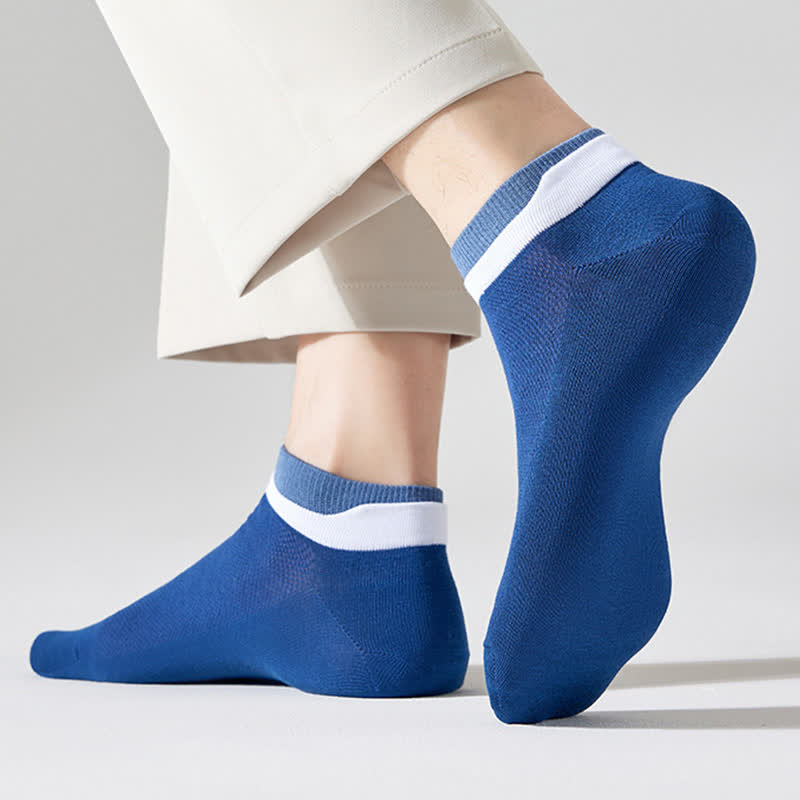 Atmungsaktive Söckchen aus reiner Baumwolle mit Netzstoff (5 Paar)