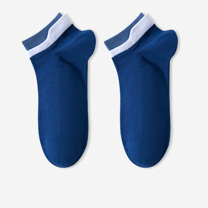 Atmungsaktive Söckchen aus reiner Baumwolle mit Netzstoff (5 Paar)