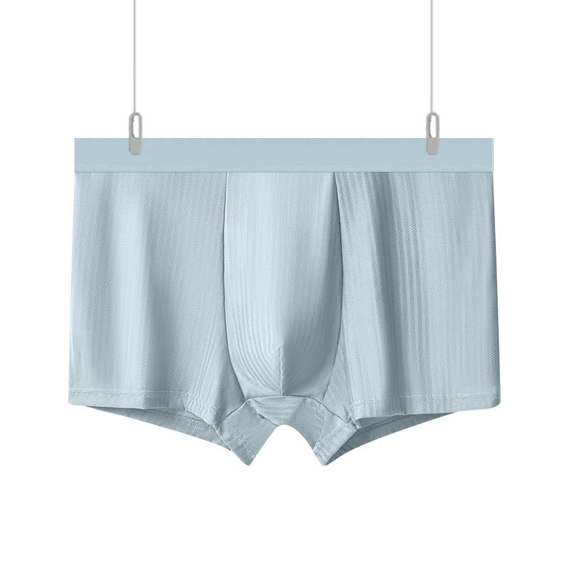 Hochelastische Herren-Boxershorts mit hohem Bund (3er-Pack) - Blau - 10XL - image 9