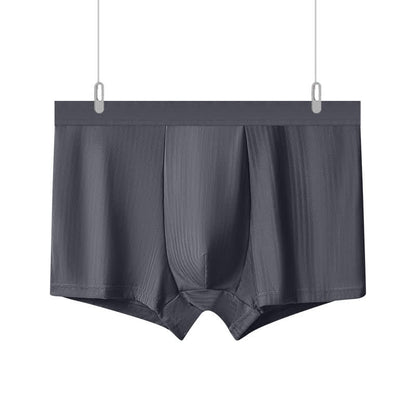 Hochelastische Herren-Boxershorts mit hohem Bund (3er-Pack) - Dunkelgrau - 10XL - image 0