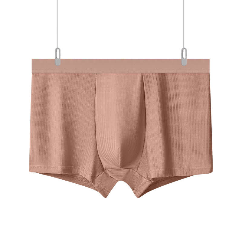 Hochelastische Boxershorts mit hoher Taille für Herren in Übergröße (3er-Pack)