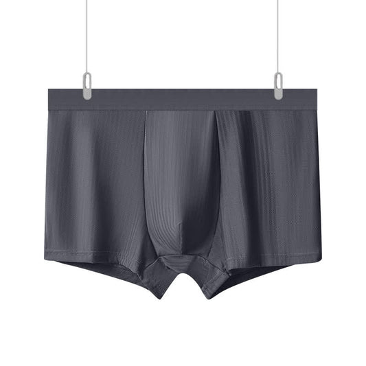 Hochelastische Herren-Boxershorts mit hohem Bund (3er-Pack) - Dunkelgrau - 10XL - image 0