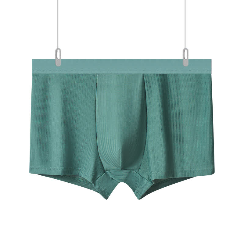 Hochelastische Herren-Boxershorts mit hohem Bund (3er-Pack) - Grün - 10XL - image 5