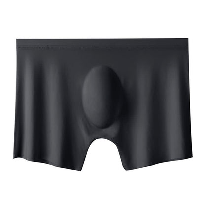 Atmungsaktive, hochelastische Herren-Boxershorts aus Eisseide (3er-Pack) - Schwarz - 4XL - image 0