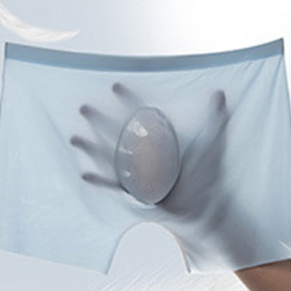 Atmungsaktive, hochelastische Herren-Boxershorts aus Eisseide (3er-Pack)