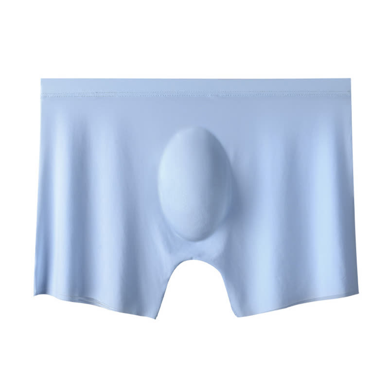 Atmungsaktive, hochelastische Herren-Boxershorts aus Eisseide (3er-Pack) - Himmelblau - 4XL - image 5