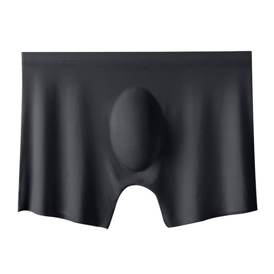 Atmungsaktive, hochelastische Herren-Boxershorts aus Eisseide (3er-Pack) - Schwarz - 4XL - image 0
