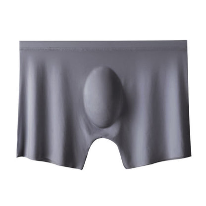Atmungsaktive, hochelastische Herren-Boxershorts aus Eisseide (3er-Pack) - Dunkelgrau - 4XL - image 8