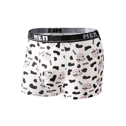 Atmungsaktive Boxershorts für Herren mit Animal-Gesture-Print (3er-Pack) - Beige - 2XL - image 3