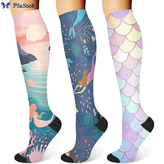 Kompressionsstrümpfe der Mermaid-Serie (3 Paar) - image 1
