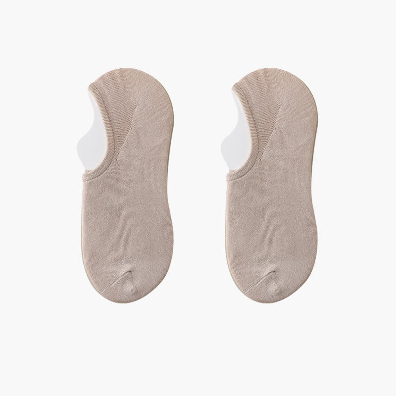 Einfarbige, dehnbare, unsichtbare Socken (8 Paar) - Khaki - EU42-48 (US8,5-13) - image 6