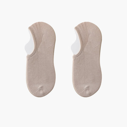 Einfarbige, dehnbare, unsichtbare Socken (8 Paar) - Khaki - EU42-48 (US8,5-13) - image 6