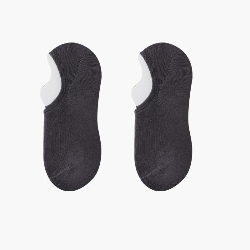 Einfarbige, dehnbare, unsichtbare Socken (8 Paar) - Dunkelgrau - EU42-48 (US8,5-13) - image 16