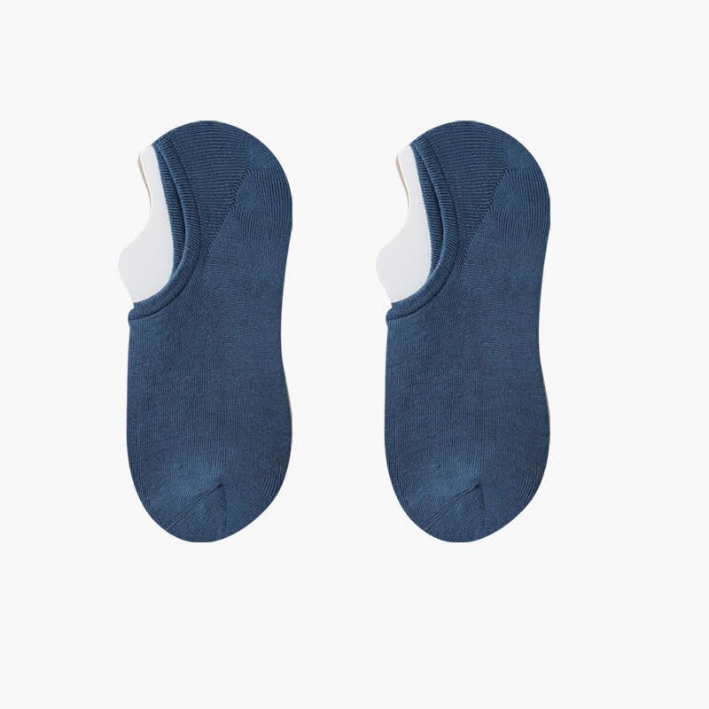 Einfarbige, dehnbare, unsichtbare Socken (8 Paar) - Blau - EU42-48 (US8,5-13) - image 13