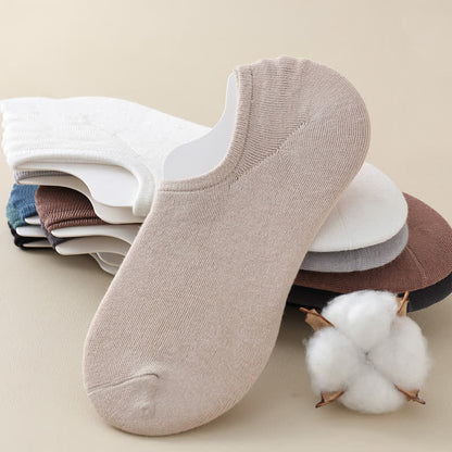 Einfarbige, dehnbare, unsichtbare Socken (8 Paar) - image 4