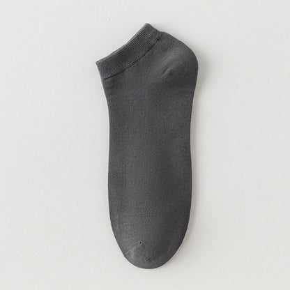 Einfarbige Stretch-Baumwoll-Knöchelsocken (8 Paar) - Dunkelgrau - EU42-48 (US8,5-13) - image 17