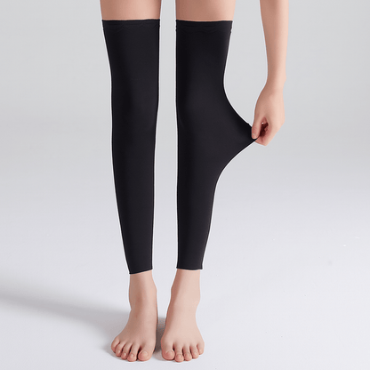 Bundle Modal Solid Color Oberschenkelhohe + Wadenkompressionsärmel - image 1