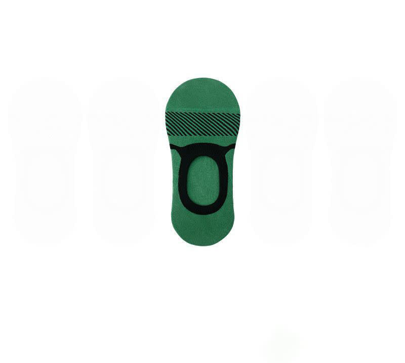 Füßlinge aus Baumwolle mit Streifenmuster (5 Paar)