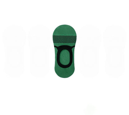 Füßlinge aus Baumwolle mit Streifenmuster (5 Paar)