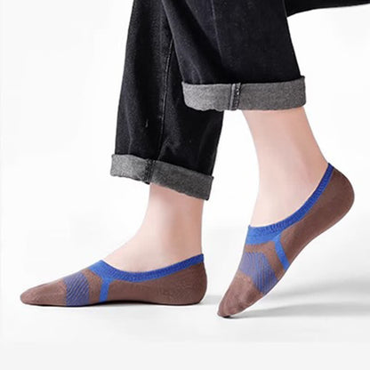 Füßlinge aus Baumwolle mit Streifenmuster (5 Paar)