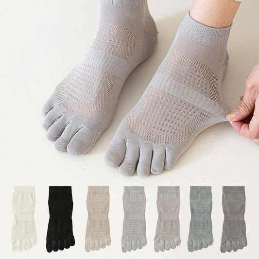 Zehensocken aus reinem Baumwollmesh (3 Paar) - image 0