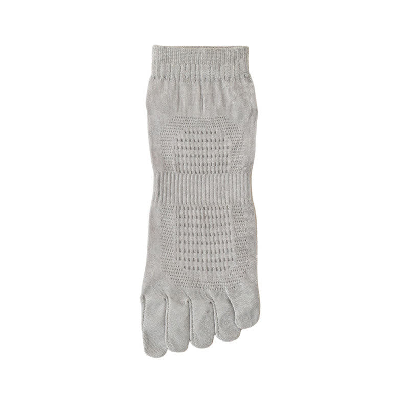 Zehensocken aus reinem Baumwollmesh (3 Paar) - Hellgrau - EU39-45 (US6-11) - image 8