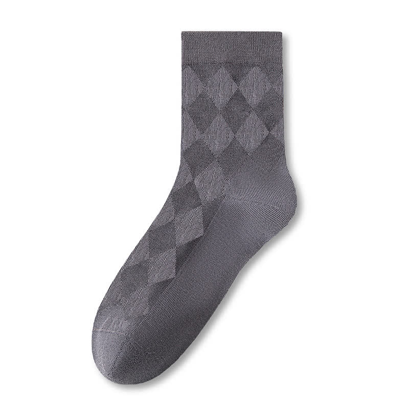 Atmungsaktive Viertelsocken aus reinem Baumwollnetz (7 Paar) - Dunkelgrau - EU40-44 (US7-10) - image 4