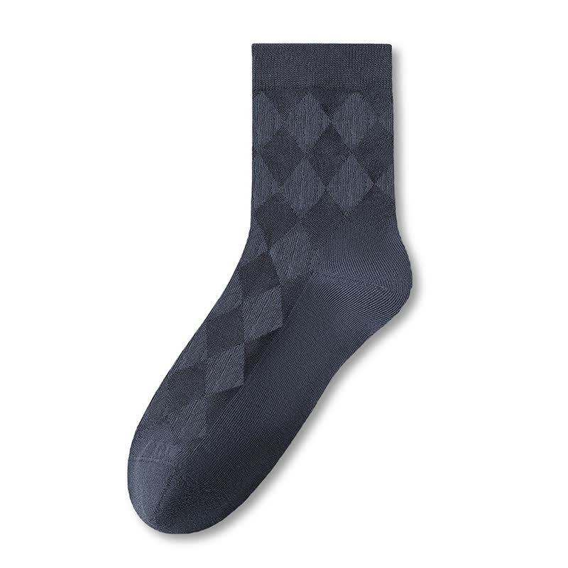 Atmungsaktive Viertelsocken aus reinem Baumwollnetz (7 Paar) - Marineblau - EU40-44 (US7-10) - image 8