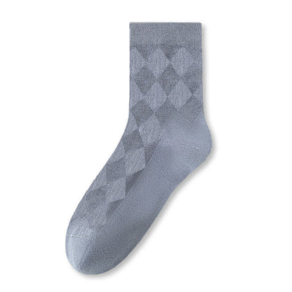 Atmungsaktive Viertelsocken aus reinem Baumwollnetz (7 Paar) - Himmelblau - EU40-44 (US7-10) - image 13