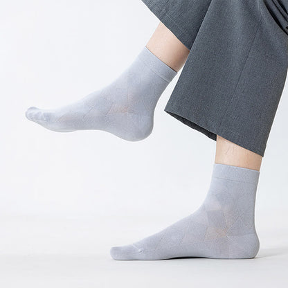 Atmungsaktive Viertelsocken aus reinem Baumwollnetz (7 Paar)