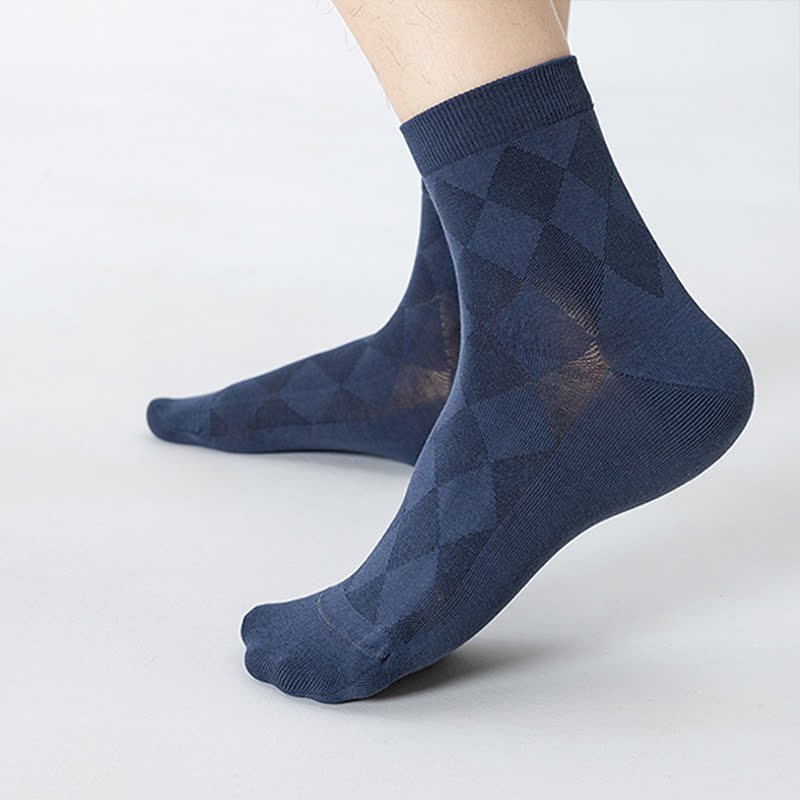 Atmungsaktive Viertelsocken aus reinem Baumwollnetz (7 Paar)