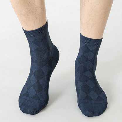 Atmungsaktive Viertelsocken aus reinem Baumwollnetz (7 Paar)