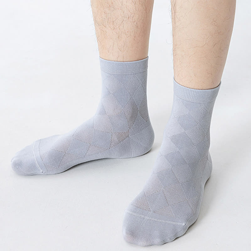 Atmungsaktive Viertelsocken aus reinem Baumwollnetz (7 Paar)