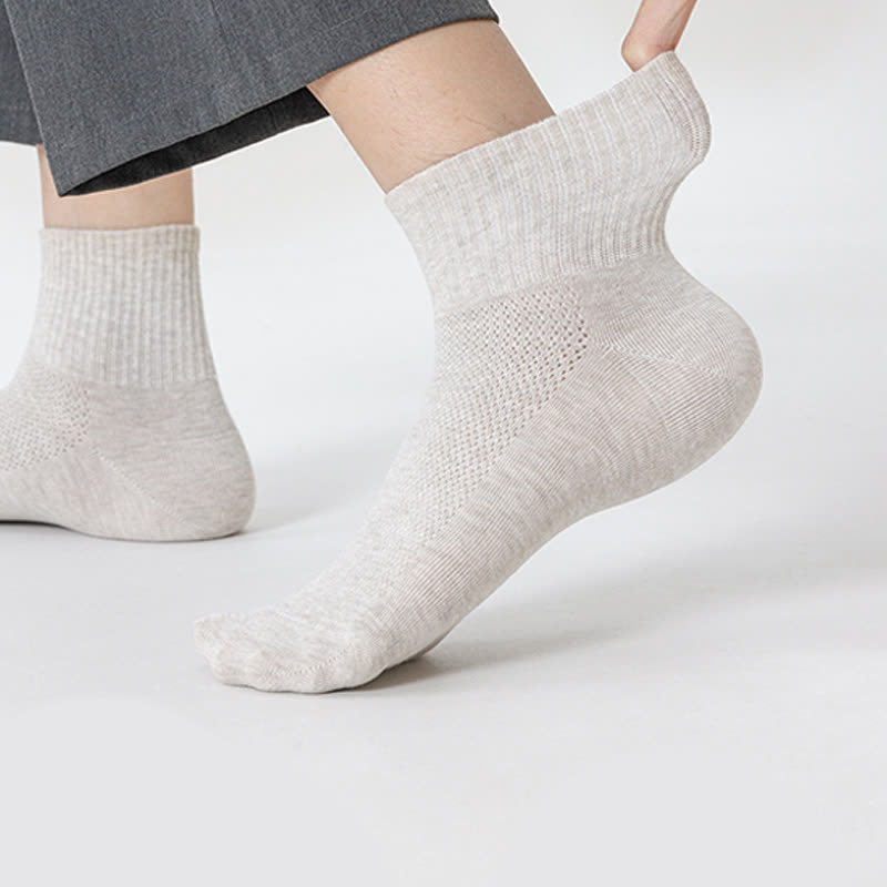 Dünne, atmungsaktive Söckchen aus reinem Baumwollnetz (7 Paar)