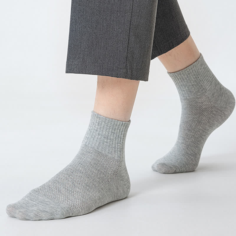 Dünne, atmungsaktive Söckchen aus reinem Baumwollnetz (7 Paar)
