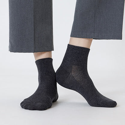 Dünne, atmungsaktive Söckchen aus reinem Baumwollnetz (7 Paar)