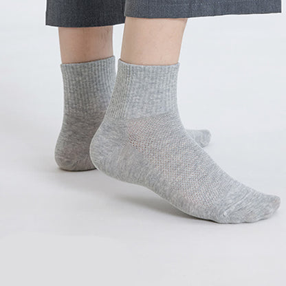 Dünne, atmungsaktive Söckchen aus reinem Baumwollnetz (7 Paar)