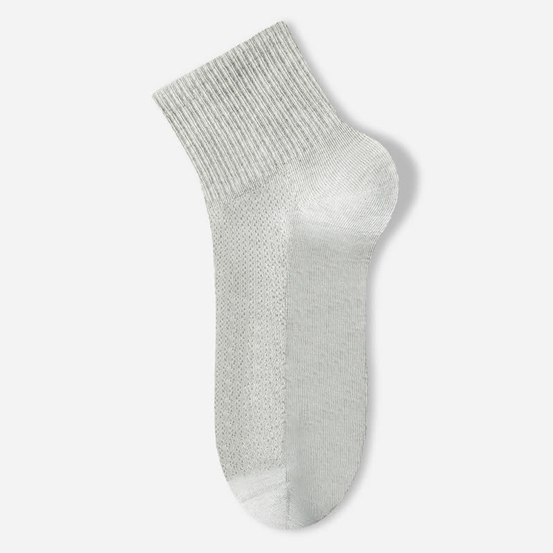 Dünne, atmungsaktive Söckchen aus reinem Baumwollnetz (7 Paar)