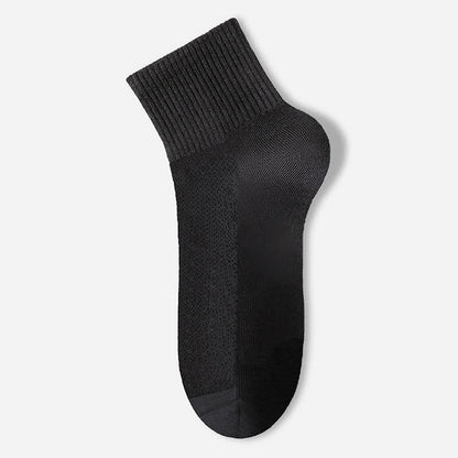 Dünne, atmungsaktive Söckchen aus reinem Baumwollnetz (7 Paar) - Schwarz - EU40-45 (US7-11) - image 5