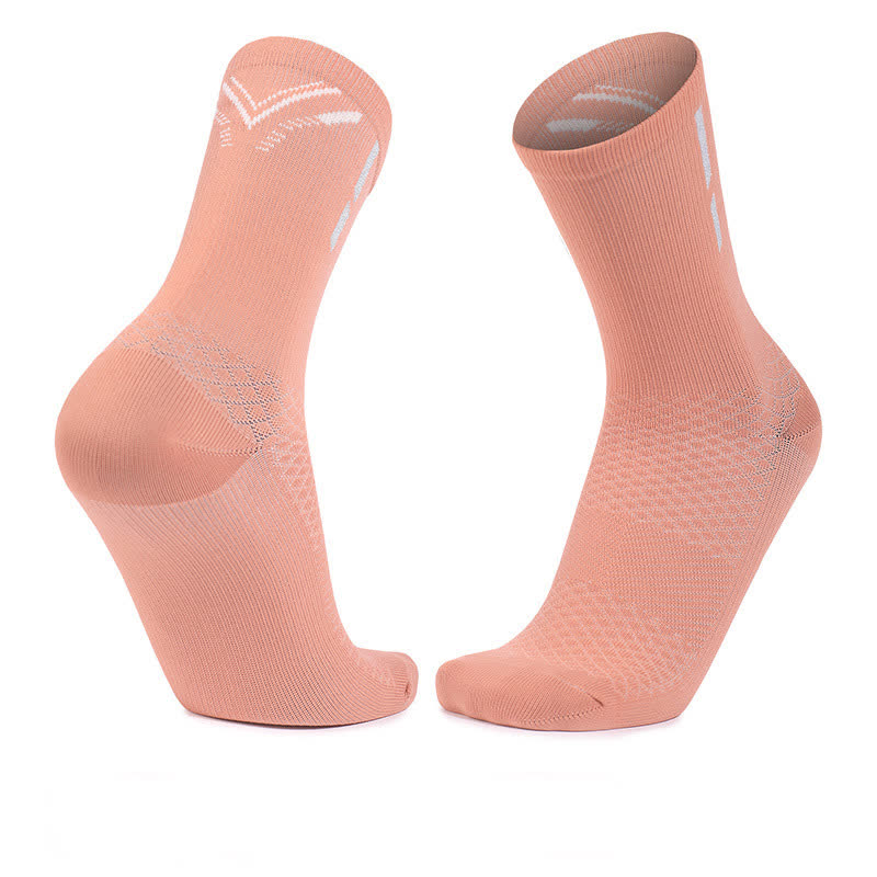 Schnelltrocknende Sport-Kompressionssocken (4 Paar) - Rosa - EU39-45 (US6-11) - image 3