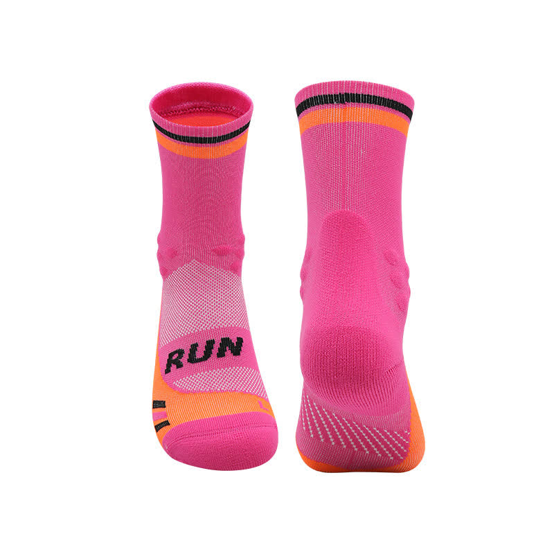 Atmungsaktive, schnelltrocknende Viertel-Kompressionssocken (4 Paar) - Rosa - EU39-44 (US6-10) - image 7